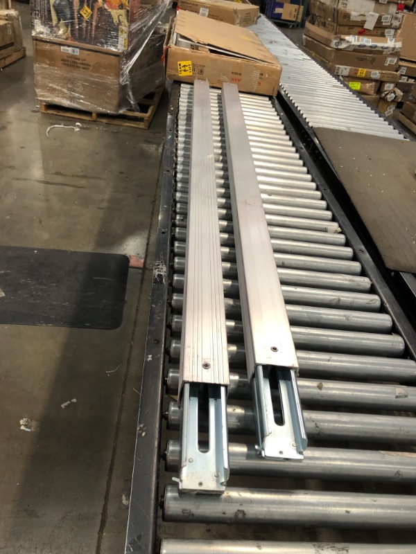 Photo 1 of 84"- 97" Adjustable Aluminum E-Track Decking/Shoring Beam | Cargo Load Lock Bar for Enclosed Trailers, Trucks, Vans, and Reefers with The E Track Tie-Down System (2 Pack)