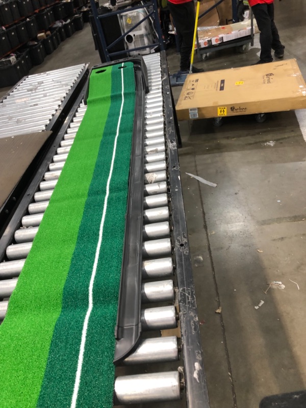 Photo 1 of Abco Tech Indoor Golf Putting Green – Portable Mat with Auto Ball Return Function – Mini Golf Practice Training Aid, Game and Gift for Home, Office, Outdoor Use – 3 Bonus Balls