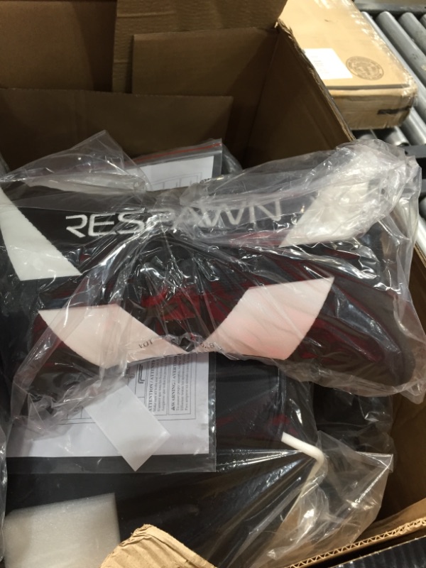 Photo 3 of Respawn Reclining Gaming Chair with Footrest, White/Black