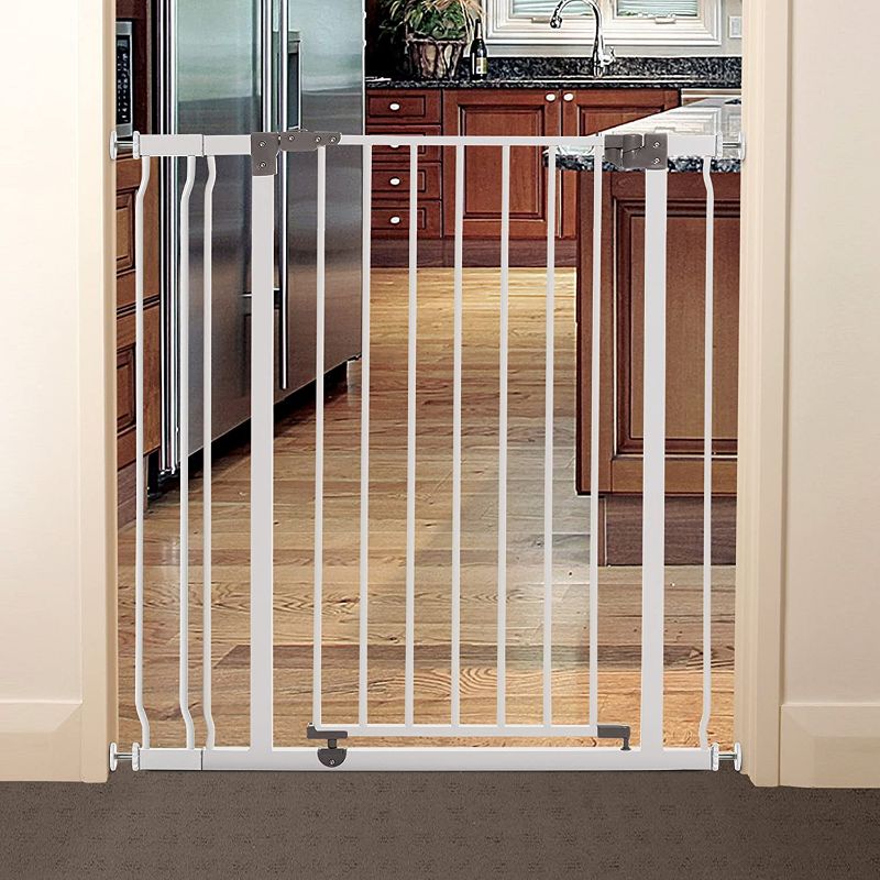 Photo 1 of Dreambaby Liberty Extra Tall and Wide Auto Close Security Gate with Stay Open Feature, White
//previously open 