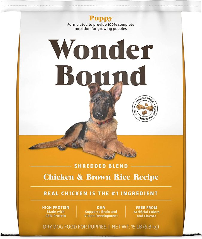 Photo 1 of  BEST BY 08/07/2022*
Amazon Brand - Wonder Bound High Protein, Adult Dry Dog Food
