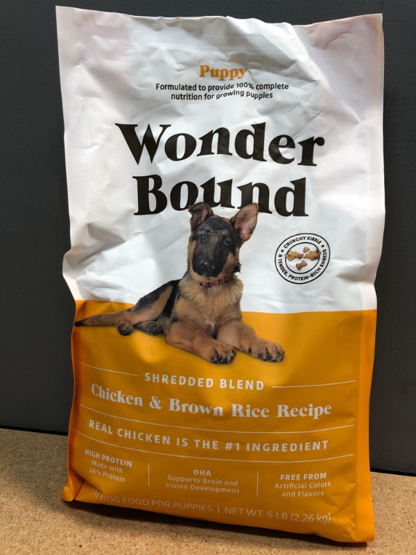 Photo 2 of  BEST BY 08/07/2022*
Amazon Brand - Wonder Bound High Protein, Adult Dry Dog Food
