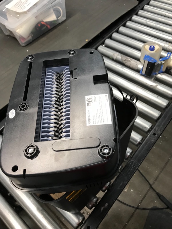Photo 1 of NOT FUNCTIONAL - Amazon Basics 12-Sheet Cross-Cut Paper and Credit Card Home Office Shredder