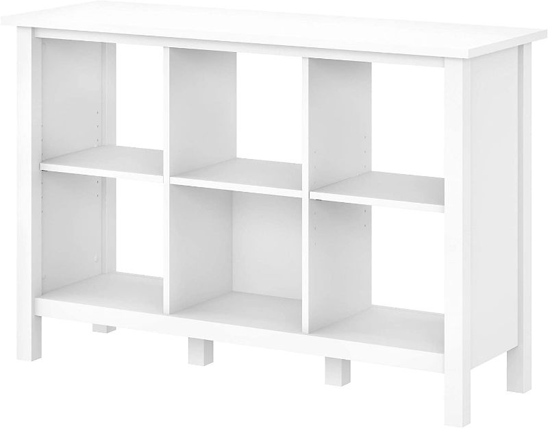 Photo 1 of Bush Furniture Broadview 6 Cube Storage Bookcase in Pure White
//missing some hardware & instruction  