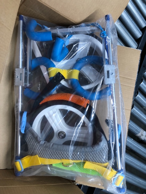 Photo 1 of HobeyHove Adjustable Dog Cart/Wheelchair, Animal Exercise Wheels?for Pet/Doggie Wheelchairs with Disabled Hind Legs Walking?Light Weight, Easy Assemble size:small