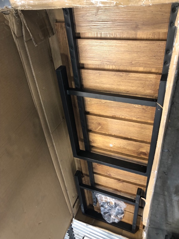 Photo 1 of Walker Edison Julian Rustic Farmhouse Lift Top Entry Bench with Bottom Rack, 48 Inch, Barn wood
Dimensions: 18” H x 15.75” D x 47.625” L, Bottom tier: 3” H x 14” D x 43” L