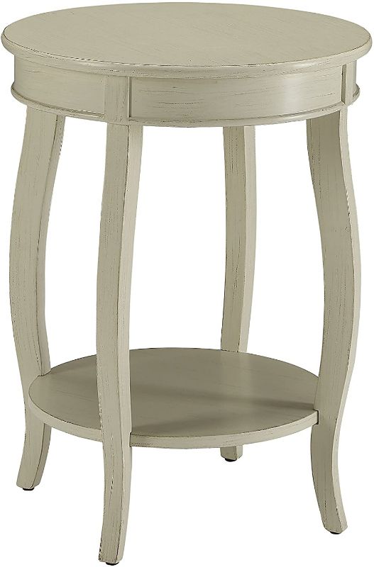 Photo 1 of ACME Furniture 82785 Aberta Side Table, Antique White, One Size
//NEW