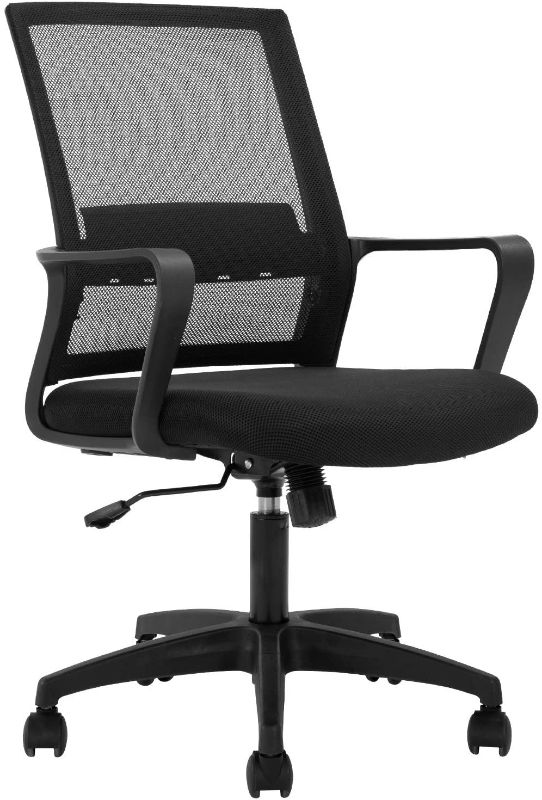 Photo 1 of Home Office Chair Ergonomic Desk Chair Swivel Rolling Computer Chair Executive Lumbar Support Task Mesh Chair Adjustable Stool for Women Men (Black)
//NEW