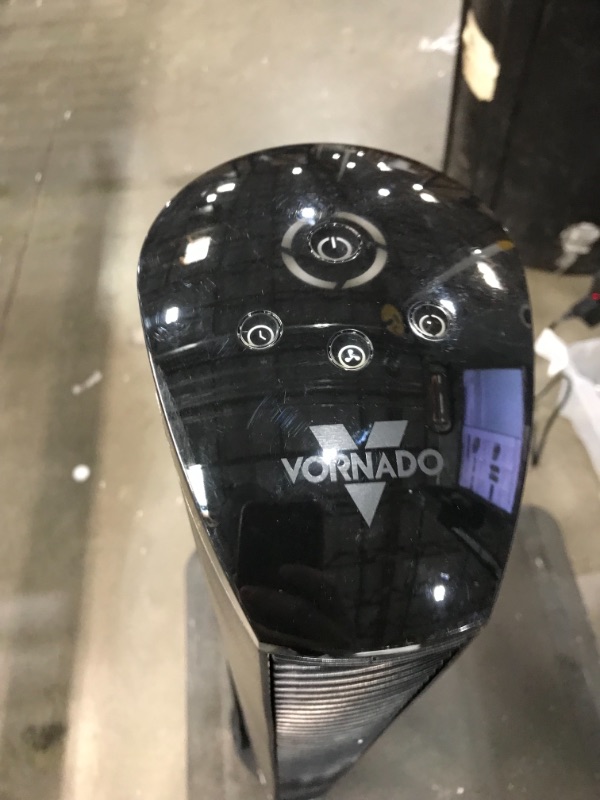 Photo 1 of Vornado OSCR37 AE Oscillating Tower Fan and Air Circulator, Works with Alexa, Whole Room, Black
//tested power on //missing components