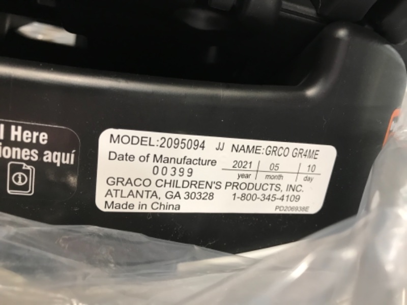 Photo 4 of Graco Grows4Me 4 in 1 Car Seat, Infant to Toddler Car Seat with 4 Modes, West Point