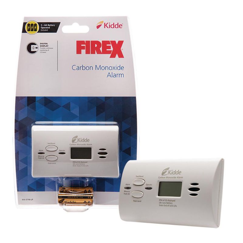 Photo 2 of Kidde Firex Battery Operated Digital Carbon Monoxide Detector
and, Hampton Bay Wireless Battery Free Door Bell with Button

