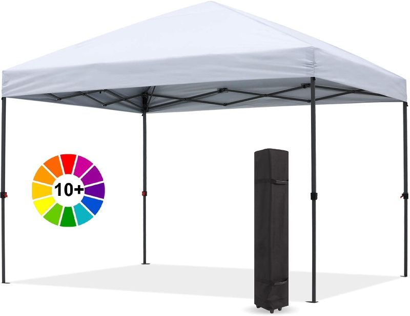 Photo 1 of ABCCANOPY Durable Easy Pop up Canopy Tent 10x10, White
**NO WHEEL BAG**
