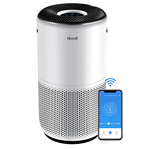 Photo 1 of LEVOIT Air Purifiers for Home Large Room, Smart WiFi and Alexa Control, H13 True HEPA Filter for Allergies, Pets, Smoke, Dust in Bedroom, Auto Mode, M
