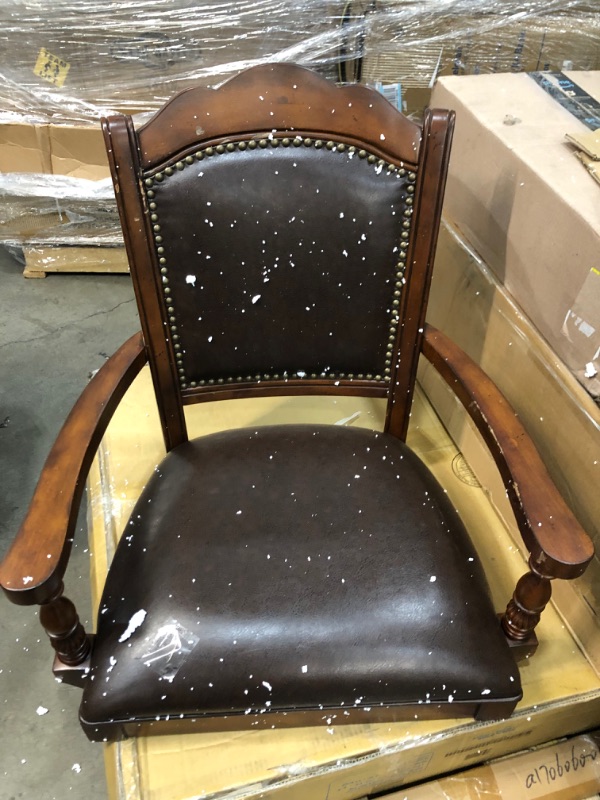 Photo 5 of **parts only ** *Hillsdale Furniture Nassau Game Chair, Brown
**MINOR COSMETIC DAMAGE**
