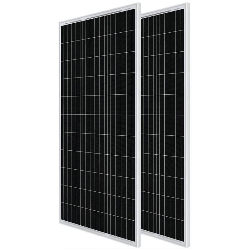 Photo 1 of Renogy 100-Watt 12-Volt Monocrystalline Solar Panel Compact Design (2-Piece)
