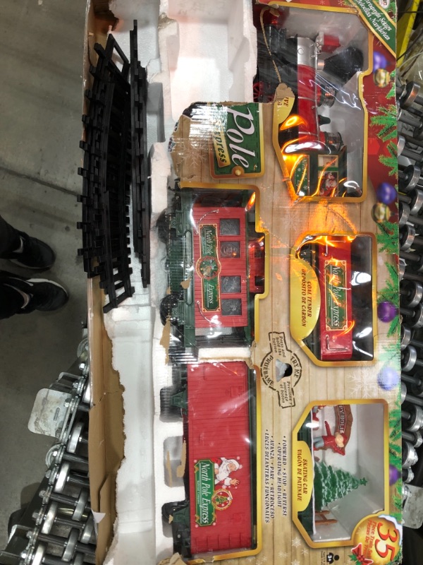 Photo 2 of Remote Control North Pole Express Christmas Train Set
