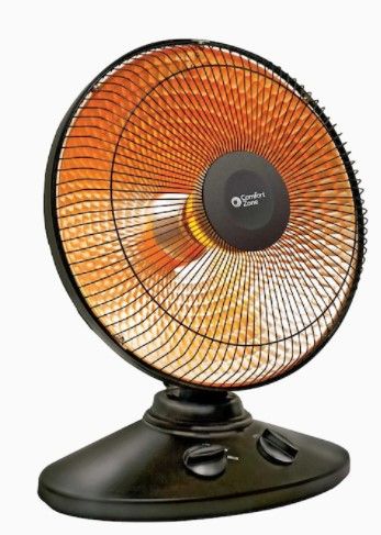 Photo 1 of (stock photo for reference only not exact item)
1000-Watt Radiant Parabolic Dish Indoor Electric Space Heater