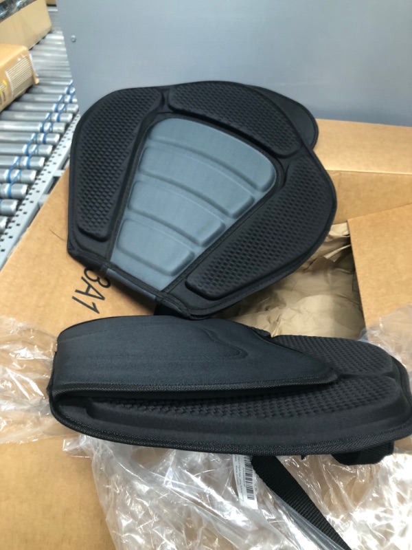 Photo 2 of 2 Pack Kayak Seat Cushion with Bag Padded Non-Slip EVA Pad Canoe Boat Backrest Seats On Top with Adjustable Straps for Kayaking Rafting Canoeing