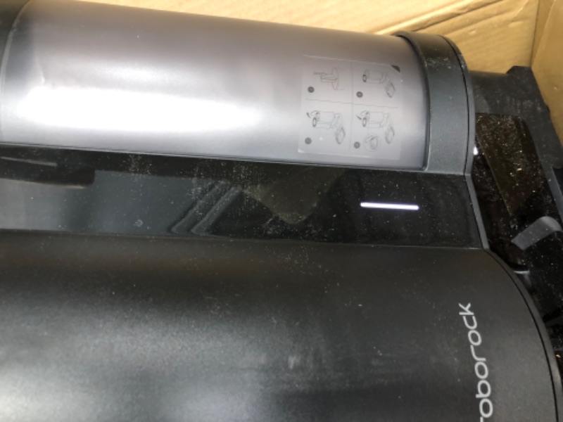 Photo 1 of ACTUAL VACUUM MISSING**
Roborock S7+ Robot Vacuum and Sonic Mop with Auto-Empty Dock, Stores up to 60-Days of Dust, Auto Lifting Mop, Ultrasonic Carpet Detection, 2500Pa Suction, Black
