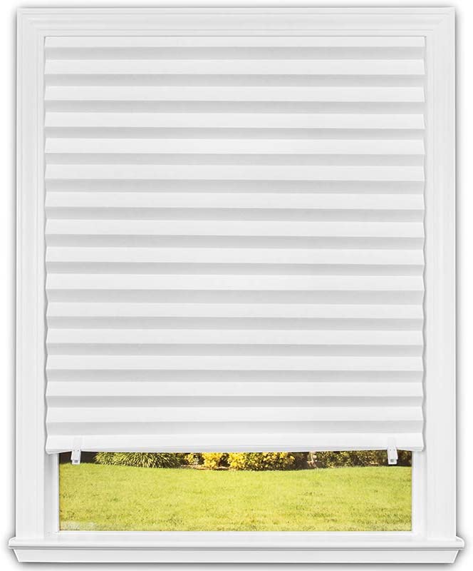 Photo 1 of (2 PACK )
Original Light Filtering Pleated Paper Shade White, 36” x 72”, 6-Pack
