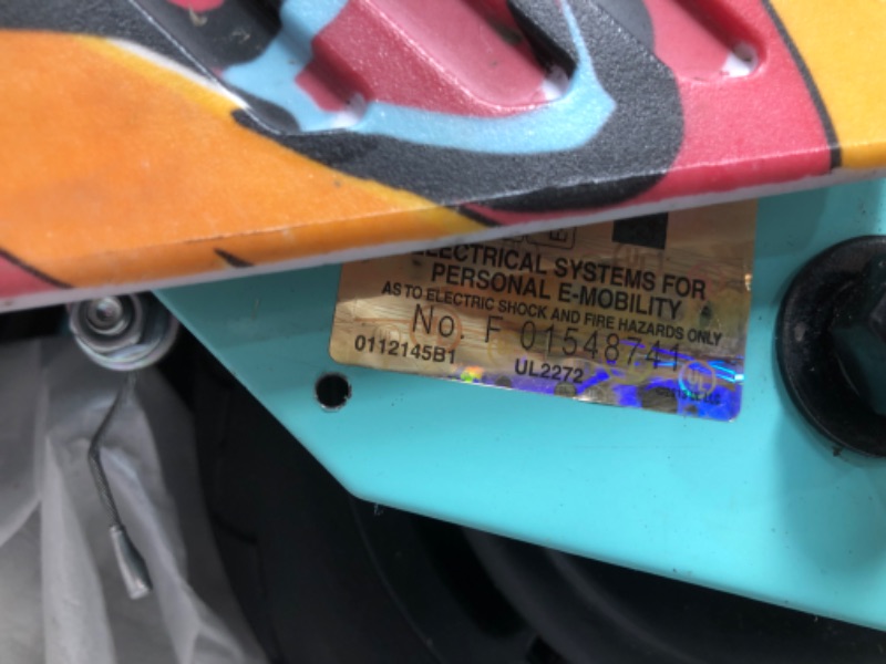 Photo 2 of **POWERS ON BUT WHEEL DOES  NOT TURN**
VIRO Rides 550E Electric Scooter with New Street Art-Inspired Look
