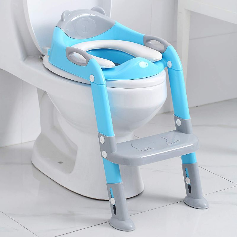 Photo 1 of **SIMILAR TO STOCK PHOTO**
Potty Training Seat Toilet Boys,Toddlers Toilet Training Potty Seat,Girls Toilet Training Seat with Ladder for Kids 
