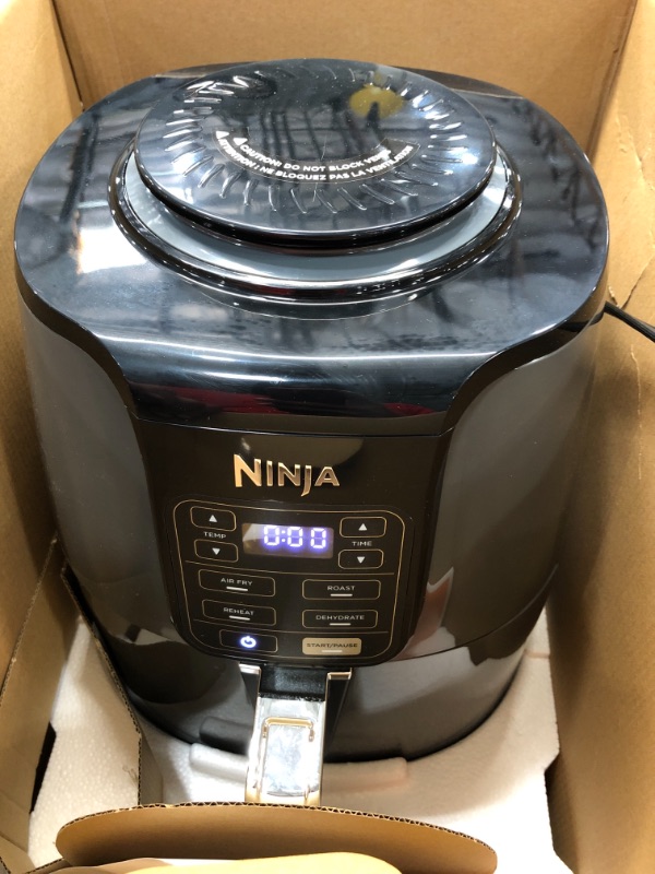 Photo 2 of Ninja AF101 Air Fryer, 4 Qt, Black/gray
