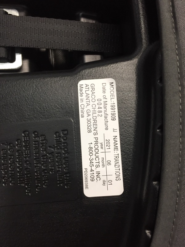 Photo 3 of Graco Tranzitions 3-in-1 Harness Booster Car SEAT, Kyte