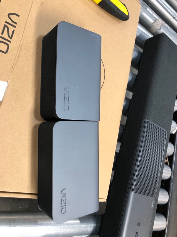 Photo 1 of VIZIO M-Series 5.1.2 Home Theater Sound Bar with Dolby Atmos and DTS:X
AS IS USED, MINOR DAMAGE, PLEASE SEE PHOTOS 