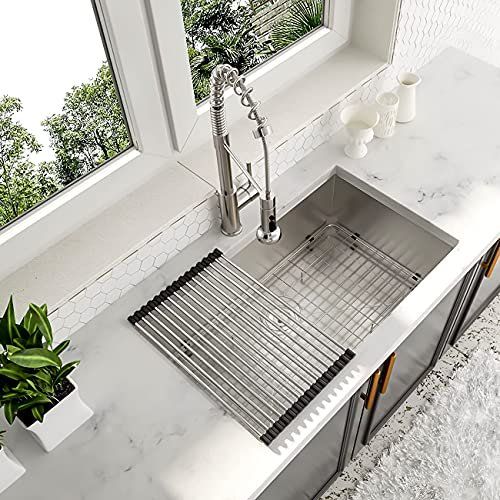 Photo 1 of 30 inch Undermount Kitchen Sink - Couoko 30 Inch Undermount Sink Stainless Steel 18 Gauge Single Bowl Kitchen Sink

