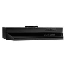 Photo 1 of 42000 Series 36 in. 230 Max Blower CFM Under-Cabinet Range Hood with Light in Black
