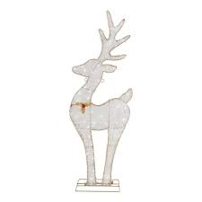 Photo 1 of 5 ft LED 70-Light Deer Twinkle Yard Sculpture
