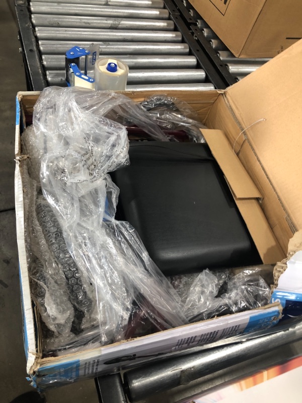 Photo 1 of Medline Steel Rollator Walker Burgundy 350 lbs Capacity