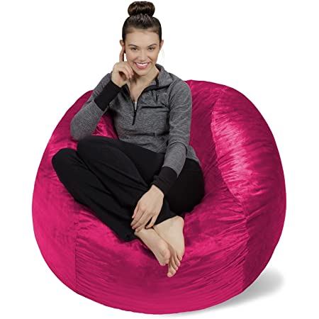 Photo 1 of (COVER ONLY)
Sofa Sack - Plush, Ultra Soft Bean Bag Chair  PURPLE