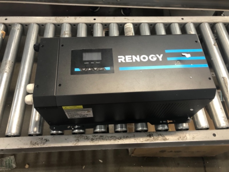Photo 3 of ***PARTS ONLY*** Renogy 3000 Watt 12V DC to 120V AC Pure Sine Wave Inverter Charger w/LCD Display, 3000W, Lithium Battery Compatibility 9000W Surge
**DOES NOT INCLUDE ANY ACCESSORIES OR POWER CORD**