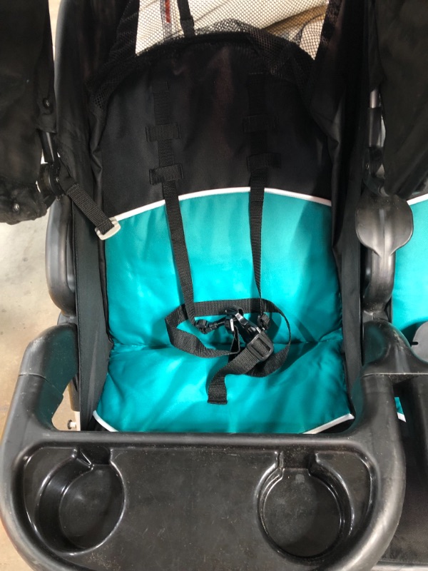 Photo 7 of Baby Trend Navigator Double Jogger Stroller, Tropic
