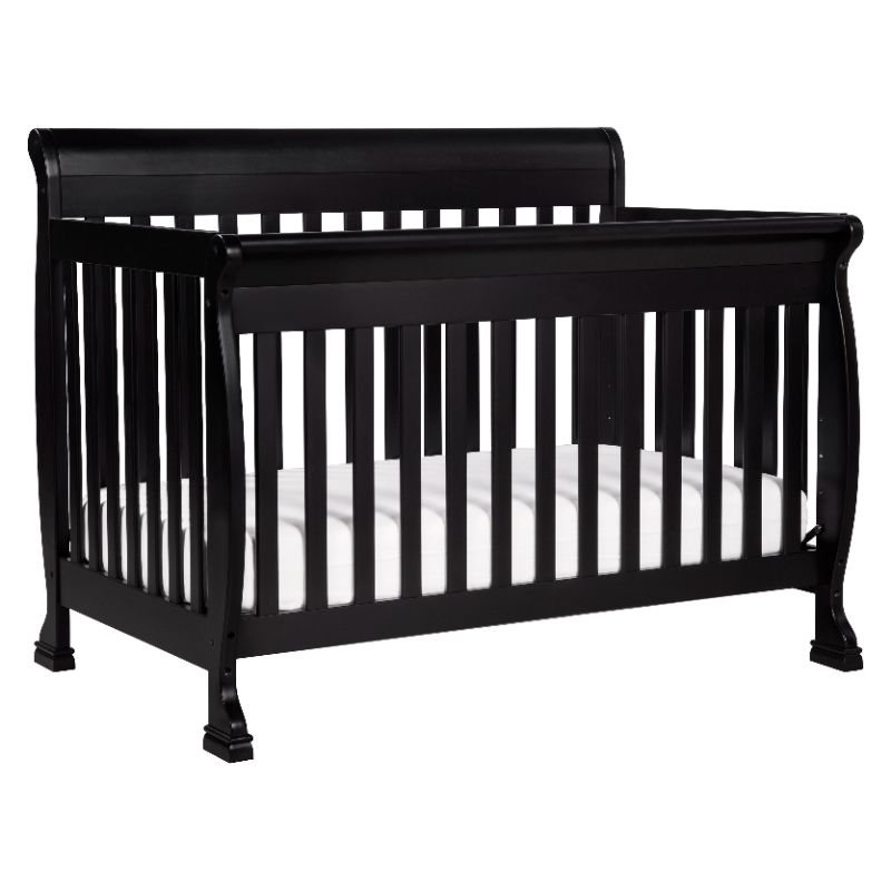 Photo 1 of DaVinci Kalani 4-in-1 Convertible Crib in Ebony Black
