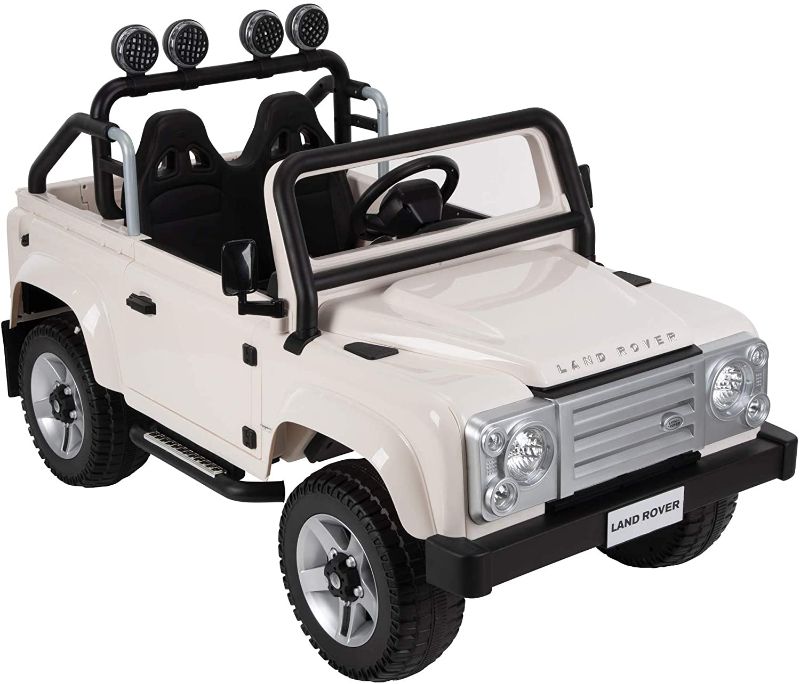 Photo 1 of **INCOMPLETE** Huffy Electric Ride On Cars for Kids BLACK RANGE ROVER DEFENDER (COLOR BLACK)