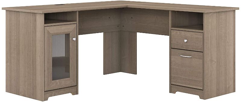 Photo 1 of Bush Furniture Cabot L Shape Desk, 60W, Ash Gray
BOX 2 OF 2 ONLY 