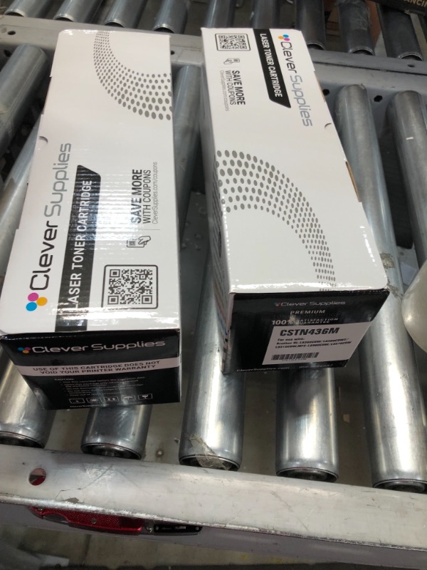 Photo 2 of Clever Supplies Compatible Toner Cartridges Replacement for Brother TN436 TN-436 TN436BK TN436C TN436M TN436Y HL-L8360CDW L9310CDW MFC-L8900CDW L9570CDW 4 Color Set

