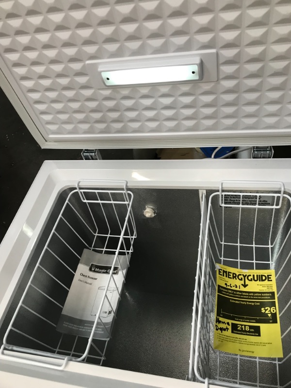 Photo 1 of 5.0 cu. ft. Chest Freezer in White