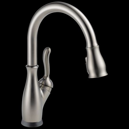 Photo 1 of **parts only ** Delta Leland Single-Handle Pull-Down Sprayer Kitchen Faucet with Touch2O and ShieldSpray Technology in SpotShield Stainless
