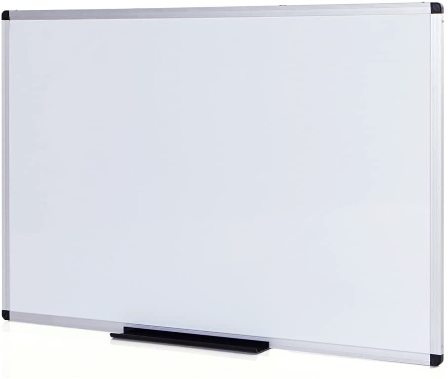 Photo 1 of VIZ-PRO Dry Erase Board/Magnetic White Board, 48 X 32 Inches, Silver Aluminium Frame
