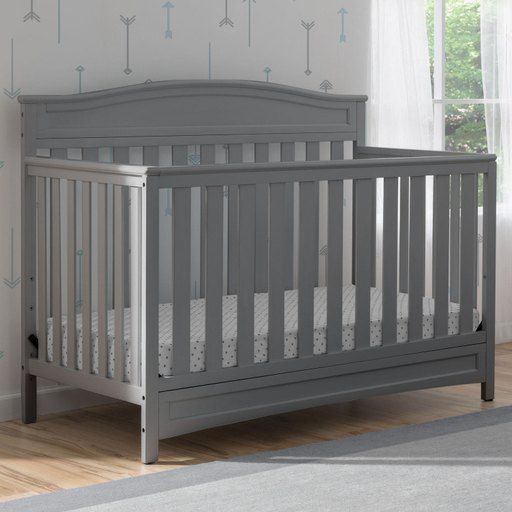 Photo 1 of Delta Children Emery 4-in-1 Convertible Crib - Gray