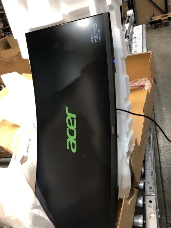 Photo 4 of Acer Nitro XZ342CK Pbmiiphx 34" 1500R Curved WQHD (3440 X 1440) VA Gaming Monitor with AMD Radeon FREESYNC, VESA Certified DisplayHDR400, 95% SRGB, 14
