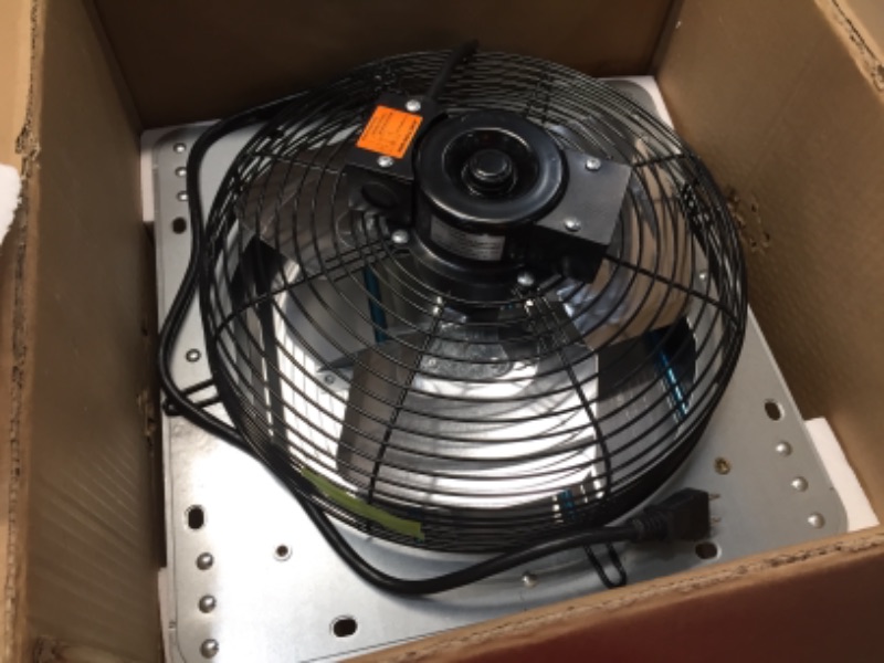 Photo 2 of 12" iPower Shutter Exhaust Fan, Silver
