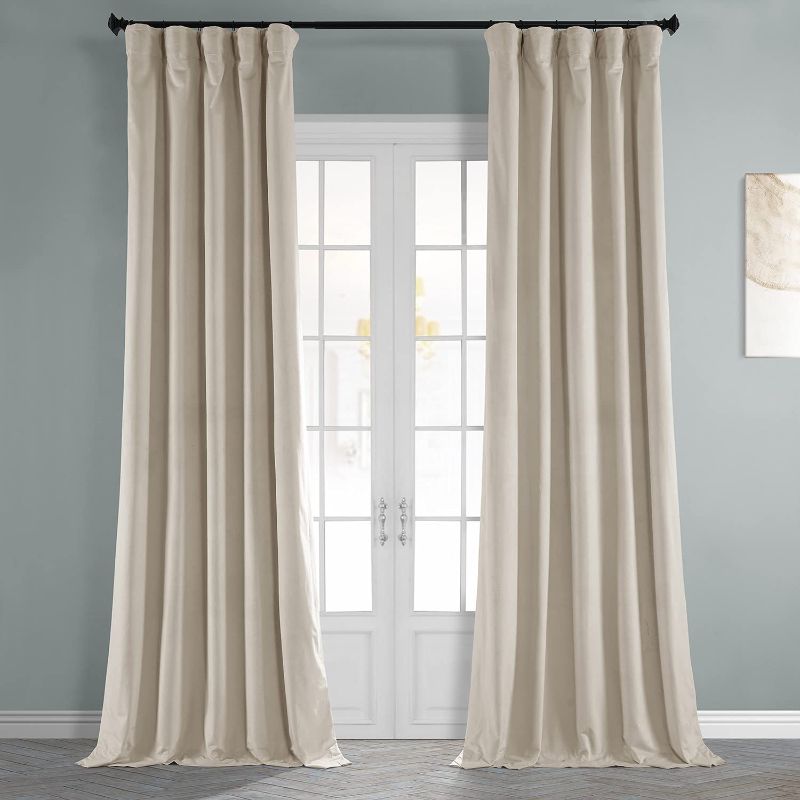 Photo 1 of 50 X 120"- HPD Half Price Drapes Signature Velvet Blackout Curtains