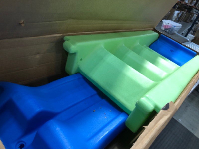 Photo 2 of Little Tikes Easy Store Large Slide, Blue/Green
