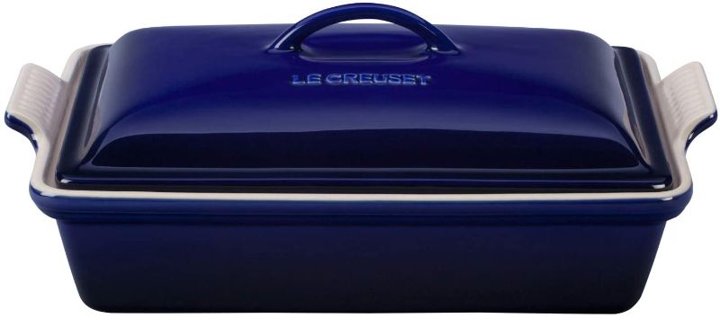 Photo 1 of 12" x 9"- Le Creuset Heritage Rectangular Casserole, INDIGO
