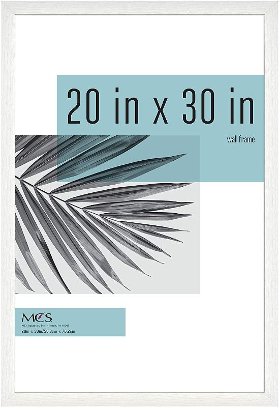 Photo 1 of 20" x 30"- MCS Industries Studio Gallery Frames, White Woodgrain
